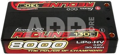 Lipo Battery GENS ACE 8000mAh 3.8V 1S2P 130C
