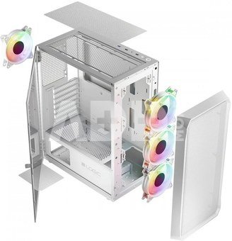 Logic Concept Computer cases PORTOS ARGB MIDI White