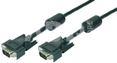 LogiLink Data cable m / m VGA 2x Ferrite, 20m