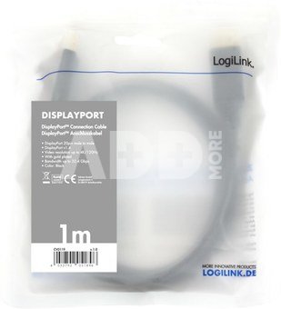 Logilink DisplayPort Cable CV0119 DP to DP, 1 m