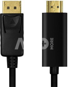 LogiLink DisplayPort cable DP1.2 to HDMI 1.4, 3m
