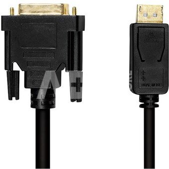 LogiLink DisplayPort to DVI cable , black, 1m