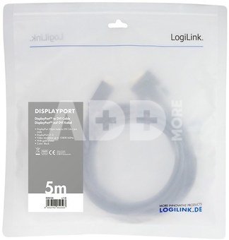LogiLink DisplayPort to DVI cable , black, 5m