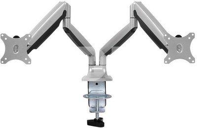 Logilink BP0043 Dual Monitor Desk mount, 13"-32",gas spring, aluminum
