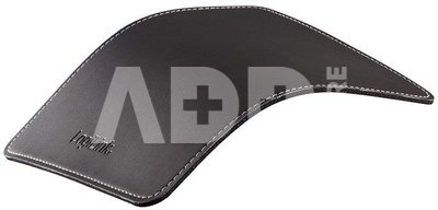 Mousepad in leather design Black