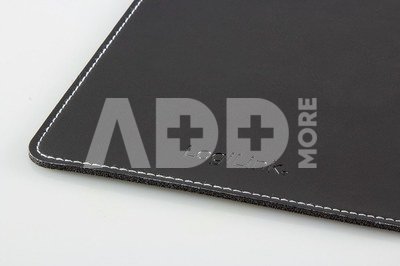Mousepad in leather design Black