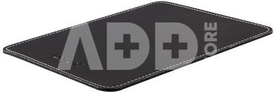Mousepad in leather design Black