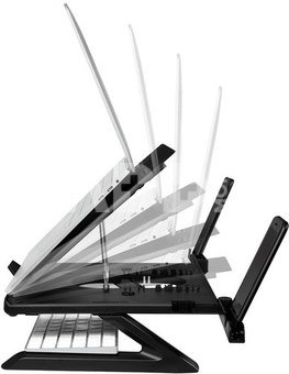 LogiLink Notebook stand with smartphone holders