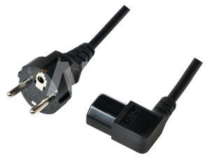 *Power cord Schuko male to C13 female, 3m