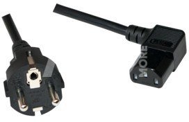 *Power cord Schuko male to C13 female, 3m