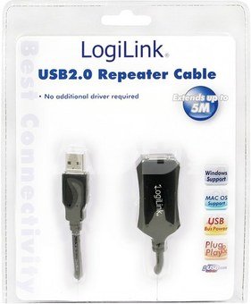 LogiLink Repeater cable USB2.0, 5m