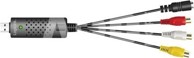 Logilink | USB 2.0 A/V grabber, USB-A/M to 3x RCA + Mini-DIN 5/F, Windows 11 | VG0030A