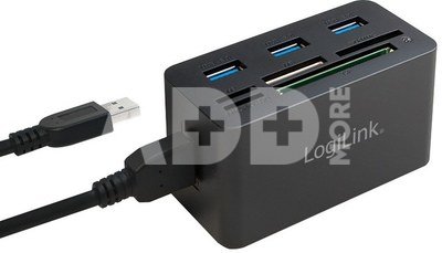 LogiLink USB 3.0 Hub with all in one card reader