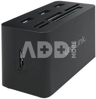 LogiLink USB 3.0 Hub with all in one card reader