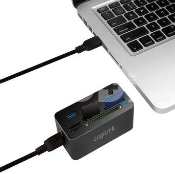 LogiLink USB 3.0 Hub with all in one card reader