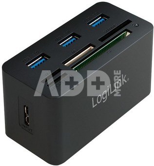 LogiLink USB 3.0 Hub with all in one card reader