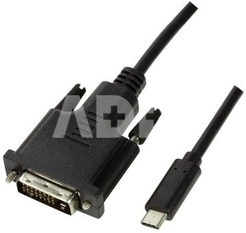 LogiLink USB-C to DVI cable 1,8m
