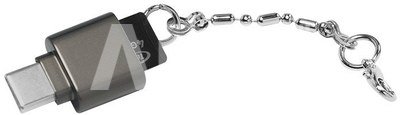 LogiLink USB-C to microSD card readeras a keychain