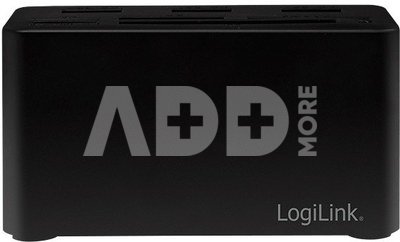 LogiLink USB3.2 Gen 1 docking sta tion, 8-port, mini,blac