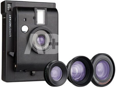 Lomography Lomo Instant Camera and Lenses Black Edition