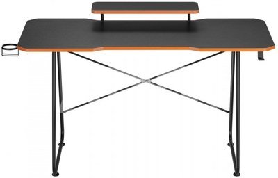 Maclean Gaming desk with monitor shelf RS170