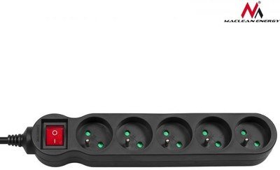 Maclean Power strip 5m MCE185 2300W black