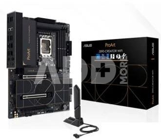 Mainboard|ASUS|Intel Z890|LGA1851|ATX|Memory DDR5|Memory slots 4|1xPCI-Express 4.0 16x|2xPCI-Express 5.0 16x|5xM.2|1xHDMI|1xDisplayPort|1xAudio-In|1xAudio-Out|1xUSB 2.0|6xUSB 3.2|3xUSB-C w/Thunderbolt|1xRJ45|PROARTZ890-CREATORWIFI