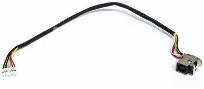 Power jack with cable, HP DV5 Series