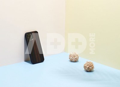 MAN&WOOD case for iPhone 12 Pro Max ebony black