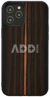 MAN&WOOD case for iPhone 12 Pro Max ebony black