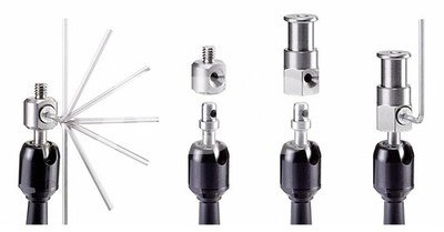 Manfrotto 244 Mini Friction Arm with 1/4 attach. and 3/8 adapt