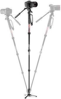 Manfrotto monopod Element MII Video MVMELMIIA4LIVE, red