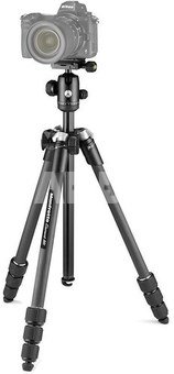 Manfrotto tripod Element MII Mobile Bluetooth Carbon MKELMII4CMB-BH, black