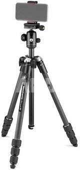 Manfrotto tripod Element MII Mobile Bluetooth Carbon MKELMII4CMB-BH, black