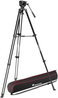 Manfrotto tripod set MVK500XAM 500X & Twin Leg Video Alu Kit