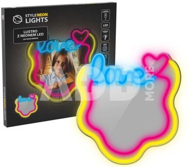 Manta MASNL131MT Style Neon Lights LOVE LED Neon Mirror