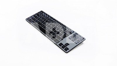 Matias keyboard aluminum Mac Tenkeyless RGB Space Gray