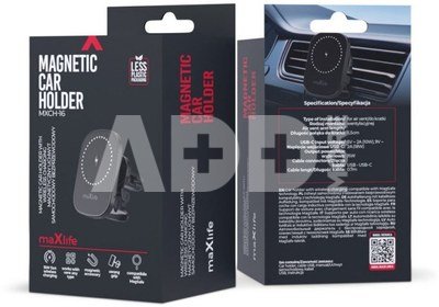 Maxlife phone car mount + wireless charger MXCH-16