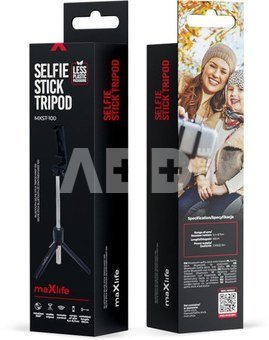Maxlife tripod-selfie stick MXST-100, black