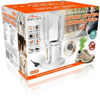 Media-Tech MT6539W Shoe Dryer Ozone Pro+, White