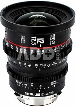 Meike 12mm T2.5 Super 35 Prime Cinema Lens PL Mount