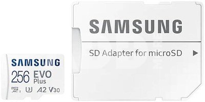 Memory Card Samsung microSD MB-MC256SA EU EVO Plus 256GB + adapter