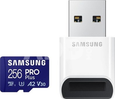 Samsung PRO Plus micro SDXC 256 GB U3 A2 V30 (MB-MD256SB/WW)