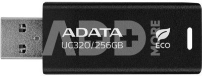 MEMORY DRIVE FLASH USB3.2 256G/BLACK UC320-256G-RBK/BK ADATA