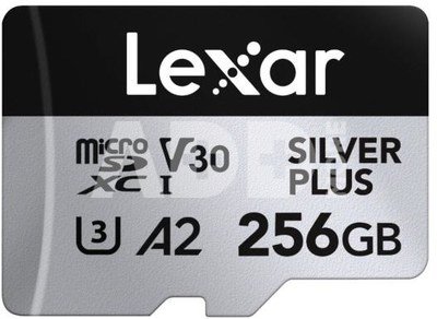Lexar microSDXC Professional SILVER Plus UHS-I/U3/A2/4K R205/W150 (V30) 256GB