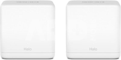 Mercusys AC1300 Whole Home Mesh Wi-Fi System Halo H30G (2-Pack) 802.11ac, 400+867 Mbit/s, Ethernet LAN (RJ-45) ports 2, Mesh Support Yes, MU-MiMO Yes, White