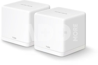 Mercusys AC1300 Whole Home Mesh Wi-Fi System Halo H30G (2-Pack) 802.11ac, 400+867 Mbit/s, Ethernet LAN (RJ-45) ports 2, Mesh Support Yes, MU-MiMO Yes, White