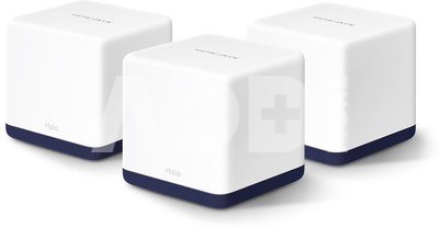 Mercusys AC1900 Whole Home Mesh Wi-Fi System Halo H50G (3-Pack) 802.11ac, 300+600 Mbit/s, Ethernet LAN (RJ-45) ports 3, Mesh Support Yes, MU-MiMO Yes, White