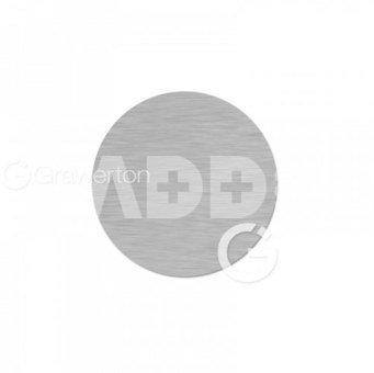 Metalinis diskas 38 mm. sidabrinis matinis (50 vnt)