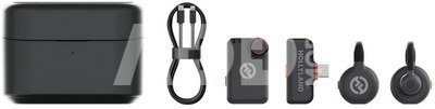 Hollyland LARK M2S Wireless Lavalier Microphone Combo (Space Gray)